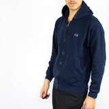 Vintage Champion full zip hoodie sweatshirt jumper sweater pullover in black