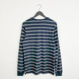 Vintage Nike thin long sleeve sweatshirt t-shirt top blouse tee in black and white