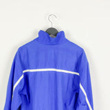 Vintage Nike track jacket tracksuit bomber fleece windbreaker in light blue