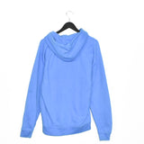 Vintage Helly Hansen hoodie pullover sweatshirt windbreaker fleece track jacket in light blue