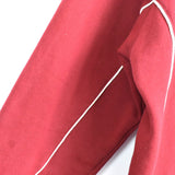 Vintage Fila zip up jacket jumper lonsgsleeve tee pullover sweatshirt fleece track jacket in burgundy and white