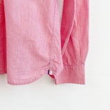Vintage Fred Perry button down formal shirt long sleeve blouse top in pastel pink