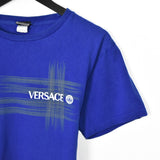 Vintage Versace tshirt tee blouse top in blue