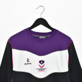 Vintage Kukri jumper pullover sweatshirt windbreaker fleece track jacket in white black and purple