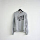 Vintage The North Face crewneck jumper pullover sweatshirt windbreaker fleece track jacket in grey