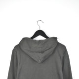 Vintage Ellesse hoodie pullover sweatshirt windbreaker fleece track jacket in dark grey