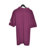 Vintage Sergio Tacchini polo shirt top blouse tee in maroon