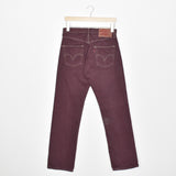 Amazing vintage Levi’s jeans pants bottoms trousers joggers in maroon/burgundy