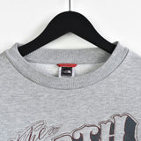 Vintage The North Face crewneck jumper pullover sweatshirt windbreaker fleece track jacket in grey
