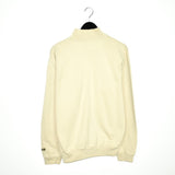 Vintage Timberland zip up sweatshirt pullover jumper track jacket hoodie in sandish yellow