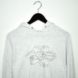 Vintage lotto hoodie sweatshirt pullover jumper in grey