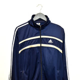Vintage Adidas tracksuit trackie jacket zip up sweater in dark blue