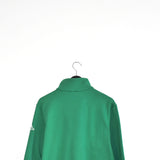 Vintage Adidas quarter zip up jacket jumper longsleeve pullover sweatshirt fleece track jacket sweater in bright green