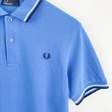 Vintage Fred Perry polo shirt t-shirt top blouse tee in light blue
