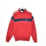 Vintage Adidas tracksuit trackie jacket zip up sweater in red dark blue and white