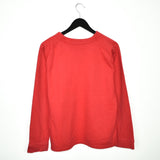 Vintage Adidas sweatshirt pullover jumper hoodie in red and white