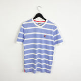 Vintage Fila t-shirt tee blouse top in blue and white
