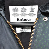 Vintage Barbour coat jacket windbreaker fleece track jacket bomber jacket in dark green