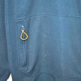 Vintage quarter zip up Adidas hoodie sweatshirt pullover jumper in navy blue