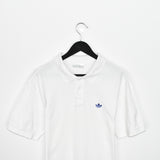 Vintage Adidas polo shirt tee blouse top in white
