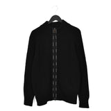 Vintage Trussardi jeans zip up jumper longsleeve tee pullover sweatshirt in black
