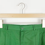 Vintage Lacoste pants bottoms trousers in bright green