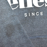 Vintage Ellesse hoodie longsleeve tee pullover sweatshirt in grey