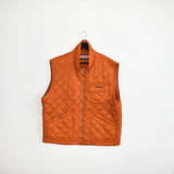 Vintage Invicta gilet pullover sweatshirt windbreaker track jacket in light orange.