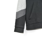 Vintage Nike zip up hoodie longsleeve tee pullover sweatshirt windbreaker in light and dark grey