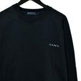 Vintage Gant longsleeve sweatshirt jumper shirt t-shirt pullover in black