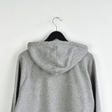 Vintage Adidas hoodie pullover sweatshirt windbreaker fleece track jacket jumper in black and grey