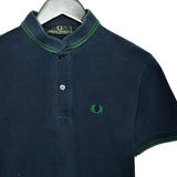 Vintage Fred Perry polo shirt t-shirt pullover in dark blue and green