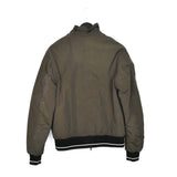 Vintage Fred Perry bomber jacket windbreaker zip up tracksuit track jacket trackie sweater jumper sweatshirt pullover long sleeve in brown/army green