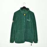 Vintage Jerzees Hill’s Dogs for the Disabled fleece longsleeve tee pullover sweatshirt jumper in green