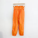 Vintage Ellesse track joggers trousers pants bottoms in bright orange