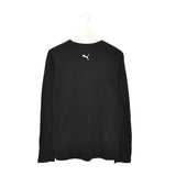 Vintage Puma thin material longsleeve tee pullover sweatshirt in black