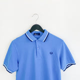 Vintage Fred Perry polo shirt t-shirt top blouse tee in light blue