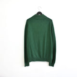 Vintage Ralph Lauren sweater turtleneck sweatshirt pullover jumper fleece track jacket windbreaker in dark green