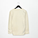 Vintage Nike pullover sweatshirt windbreaker fleece track jacket in white