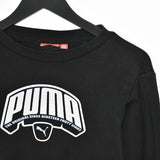 Vintage Puma jumper longsleeve tee pullover sweatshirt in black