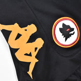 Vintage Kappa shorts trousers joggers bottoms pants in black and orange