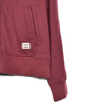 Vintage Nike zip up jumper hoodie pullover sweatshirt windbreaker track jacket in burgundy and yellow