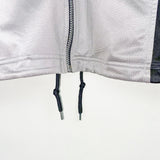 Vintage Kappa zip up jacket tracksuit trackie sweater windbreaker in light and dark grey