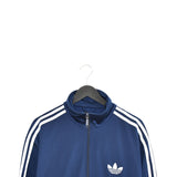 Vintage Adidas tracksuit trackie jacket zip up sweater windbreaker long sleeve tee jumper in dark blue