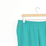 Vintage Lacoste track pants tracksuit bottoms trousers in lighter green