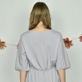 Super cute violet romper dress shorts one piece