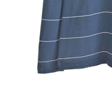 Vintage Nike longsleeve tee pullover jumper sweatshirt windbreaker fleece track jacket in dark blue with white stripes