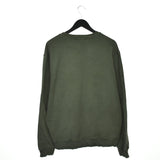 Vintage Fred Perry sweatshirt pullover jumper hoodie in dark/army green