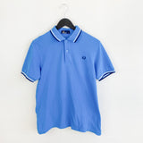 Vintage Fred Perry polo shirt t-shirt top blouse tee in light blue
