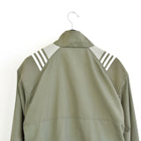 Vintage Adidas zip up jumper sweatshirt tracksuit track jacket bomber jacket trackie pullover long sleeve in lighter green